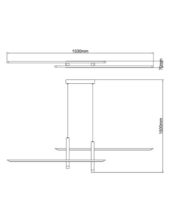 ESPARTA * LÁMPARA LED 50W - 3000K - BLANCO